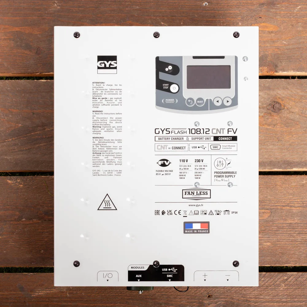 GYSFLASH 108.12 CNT FV 12V 105A de GYS – photo produit