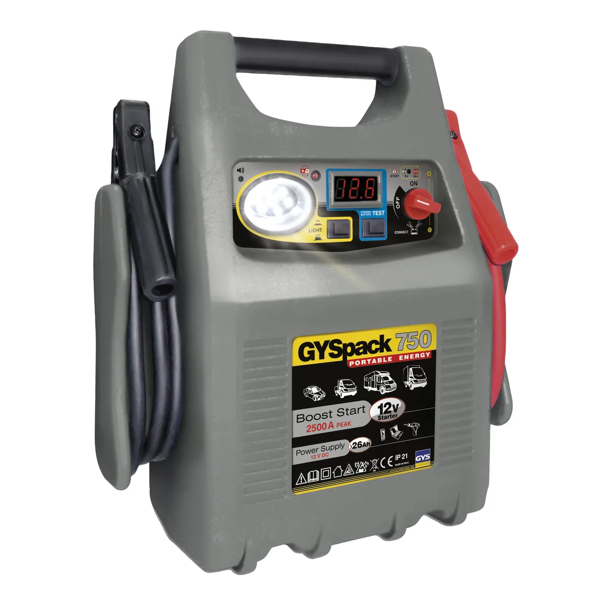 GYSpack 750 - Jumpstarter en 12V voeding van GYS – productfoto