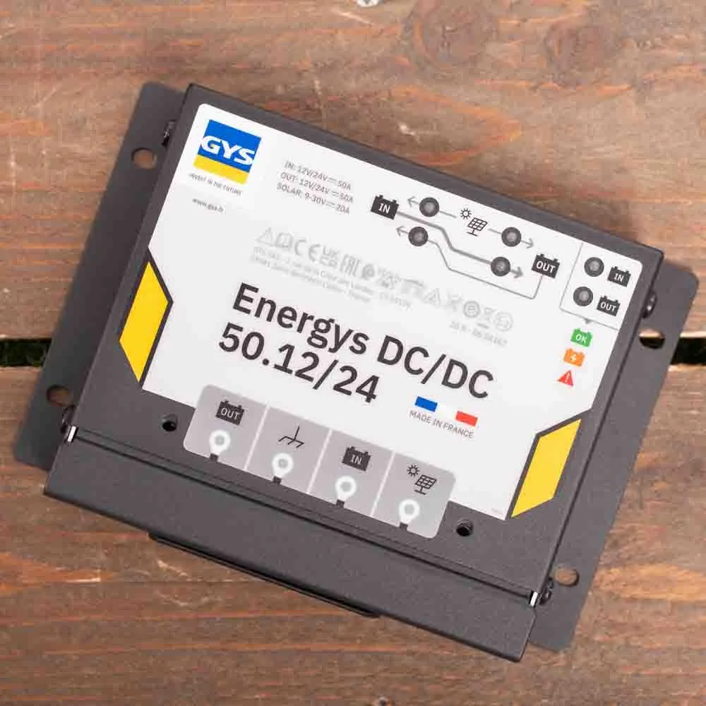 Power Inverter Energys DC-DC 12V/ 24V - 50A von GYS – Produktfoto