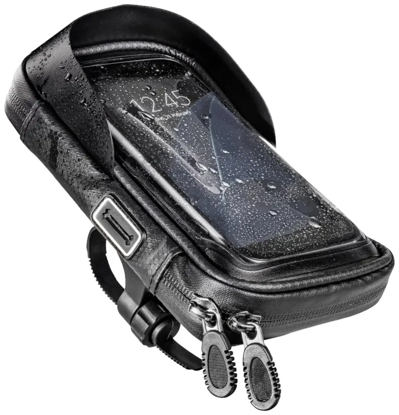 Smartphonehouder voor op de fiets Breedte (max.): 80 mm van Hama in Zwart – productfoto