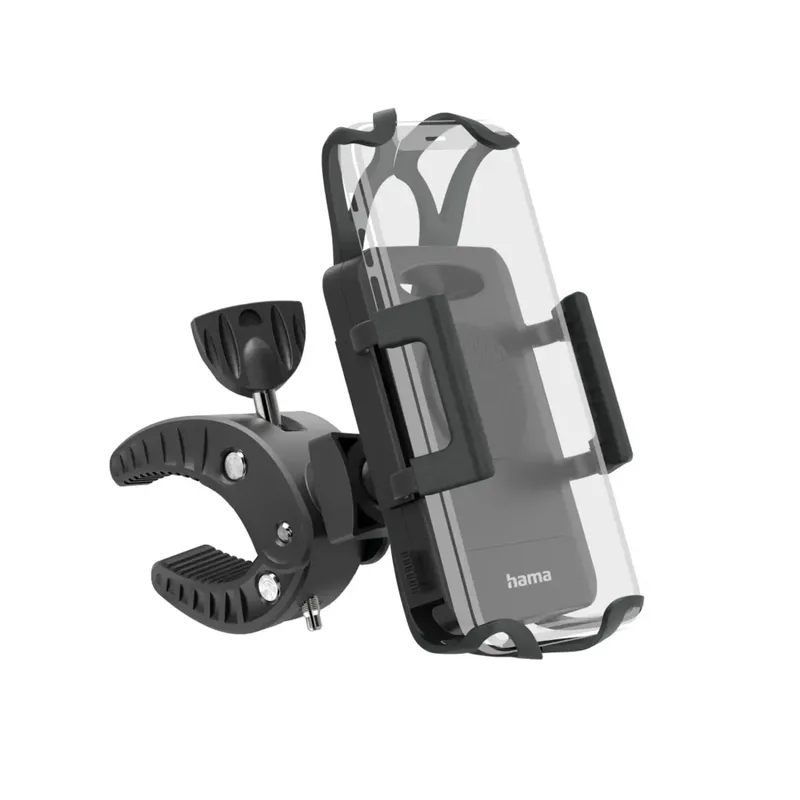 Smartphonehouder voor op de fiets Breedte (max.): 90 mm van Hama in Zwart – productfoto