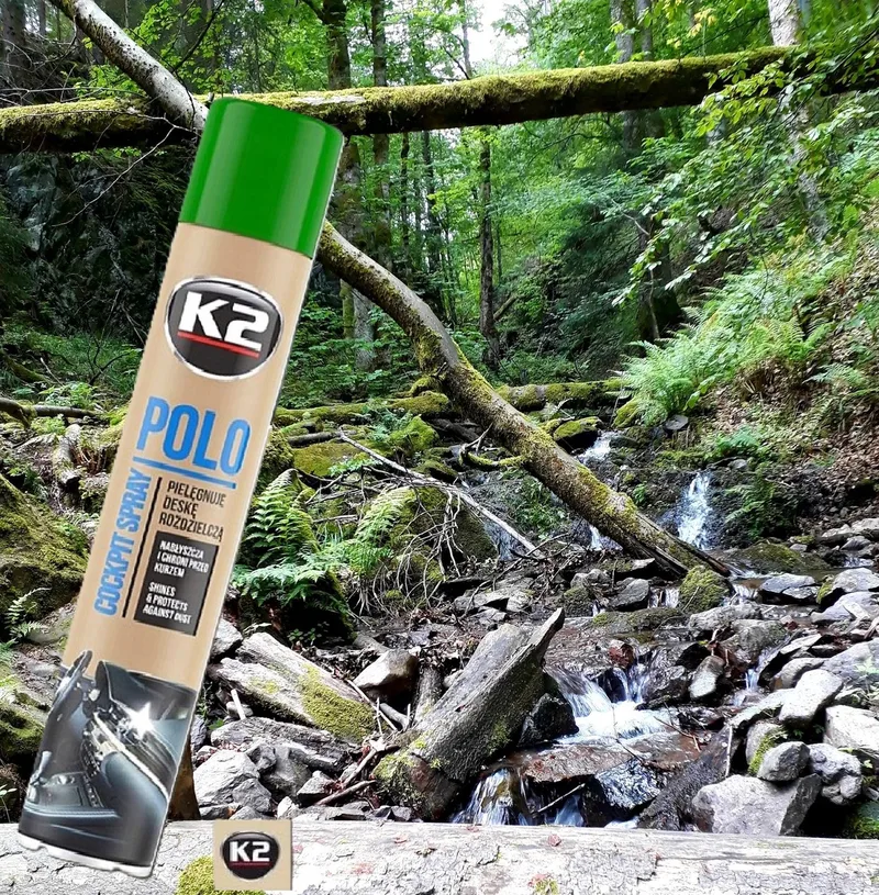 750 ml k2 polo cockpitspray pijnboom - auto interieurreiniger - dashboard reiniger - voertuig schoonmaakmiddel von K2 in Schwarz – Produktfoto