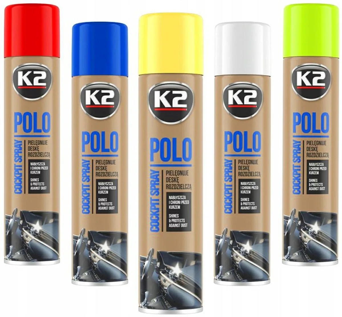 Polo Cockpit - Cockpitspray - 750ml - Koffiegeur van K2 – productfoto