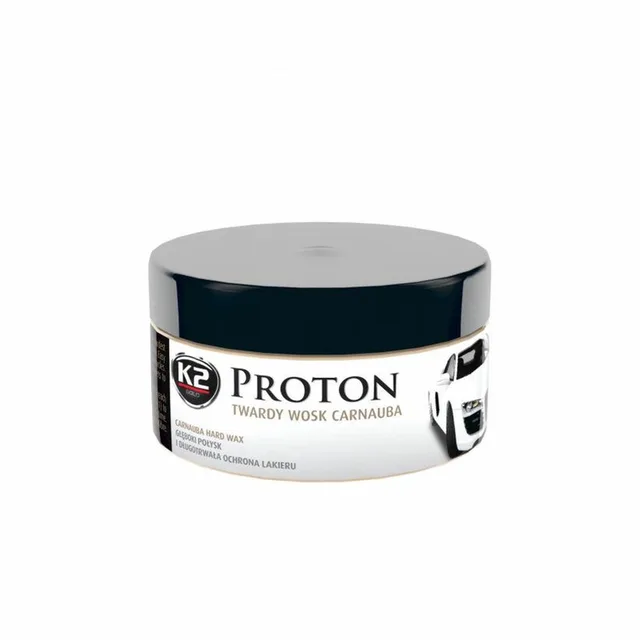 Proton Serie - Beschermende Autowax - 200g - Glanzende Afwerking - Natuurlijk Carnaubawas