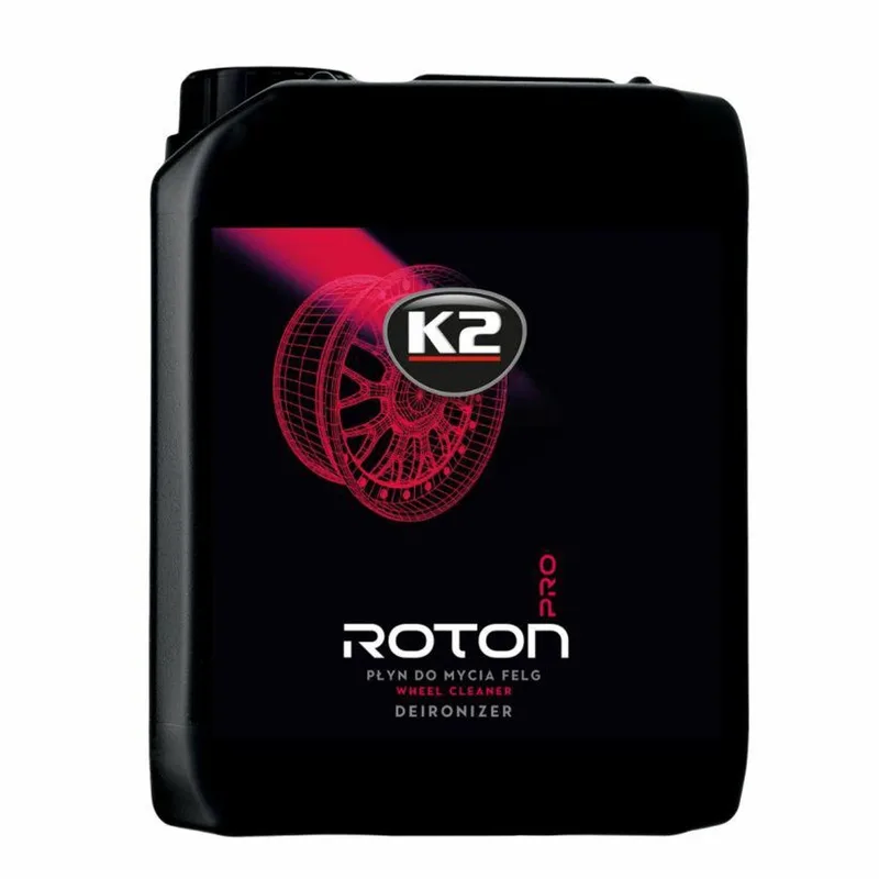 Roton Pro Velgenreiniger - 5 Liter - "Bloedende Velg" Effect - pH-Neutraal - Gelformule - Verwijdert Remstof en Vliegroest - Ook voor Lak - 5906534017116 de K2 – photo produit