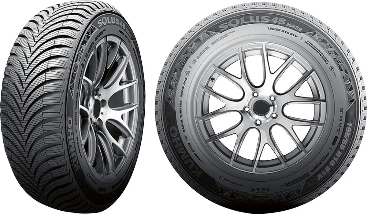 Ganzjahresreifen SOLUS 4S HA32 XL från Kumho i Svart – produktbild