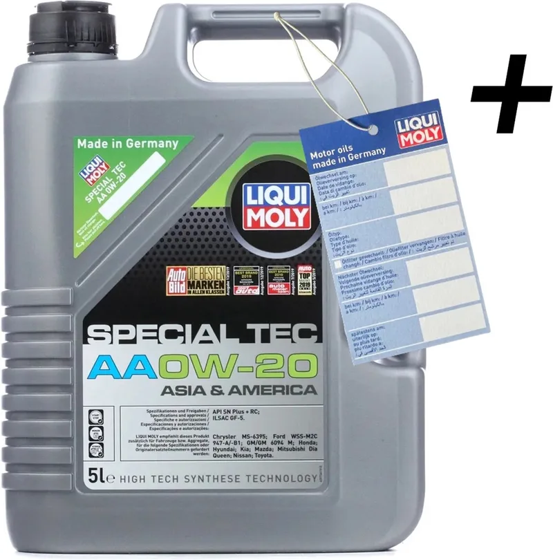 5L LM 6739 Special Tec AA 0W-20 Asia & America von Liqui Moly – Produktfoto