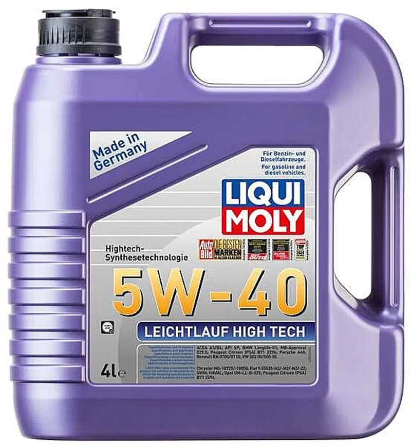 Leichtlauf High Tech 5w40 Motorolie 4 liter von Liqui Moly – Produktfoto