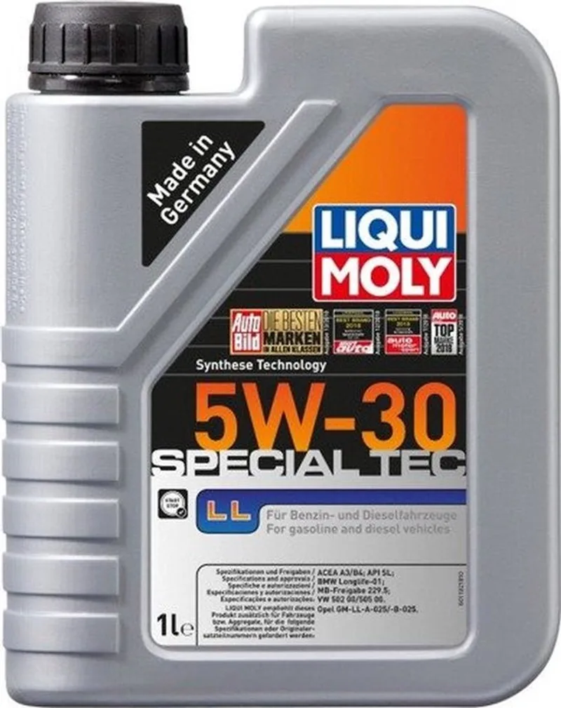 Motorolie Liqui Moly Special Tec LL 5W30 - 1L de Liqui Moly – photo produit