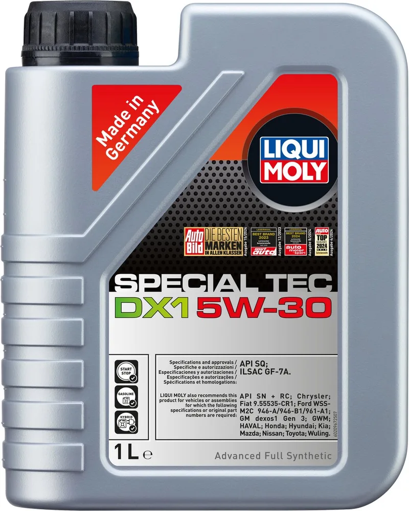 Special Tec DX1 5w30 Motorolie 1 liter van Liqui Moly – productfoto