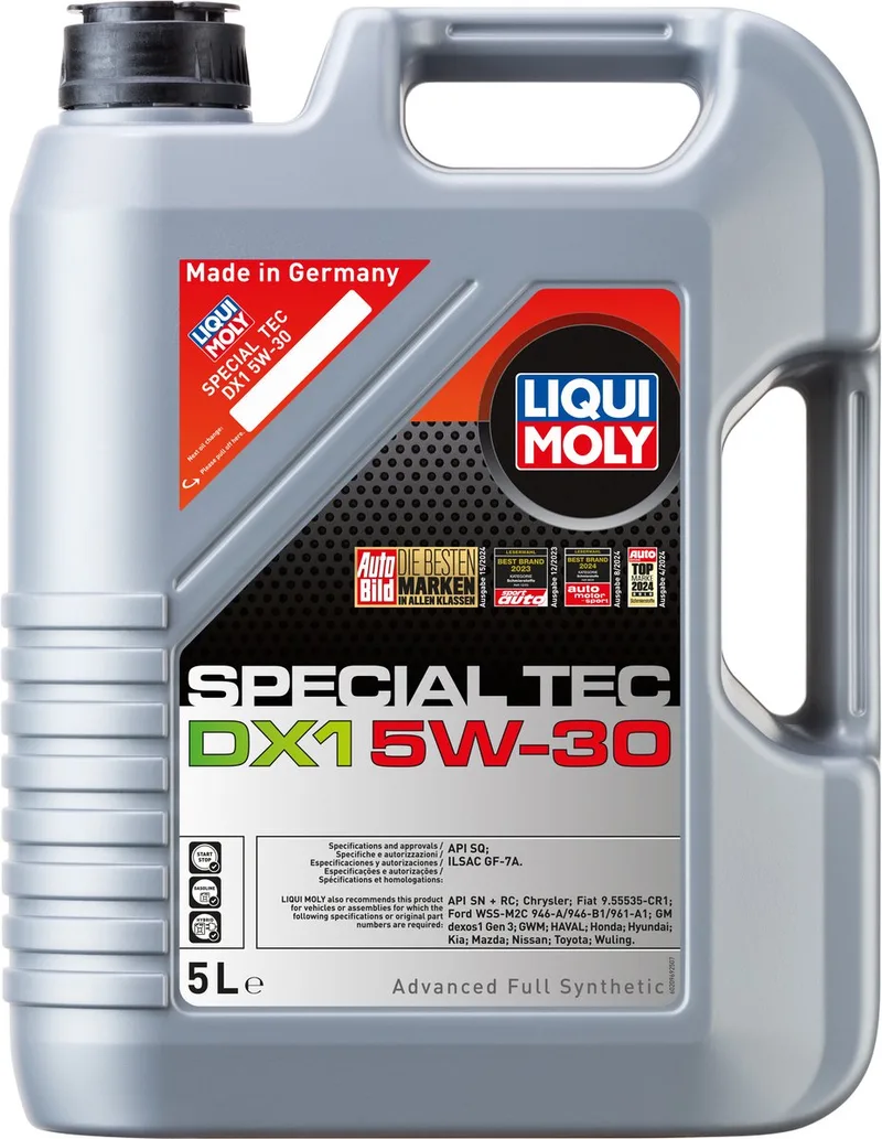 Special Tec DX1 5w30 Motorolie 5 liter van Liqui Moly – productfoto