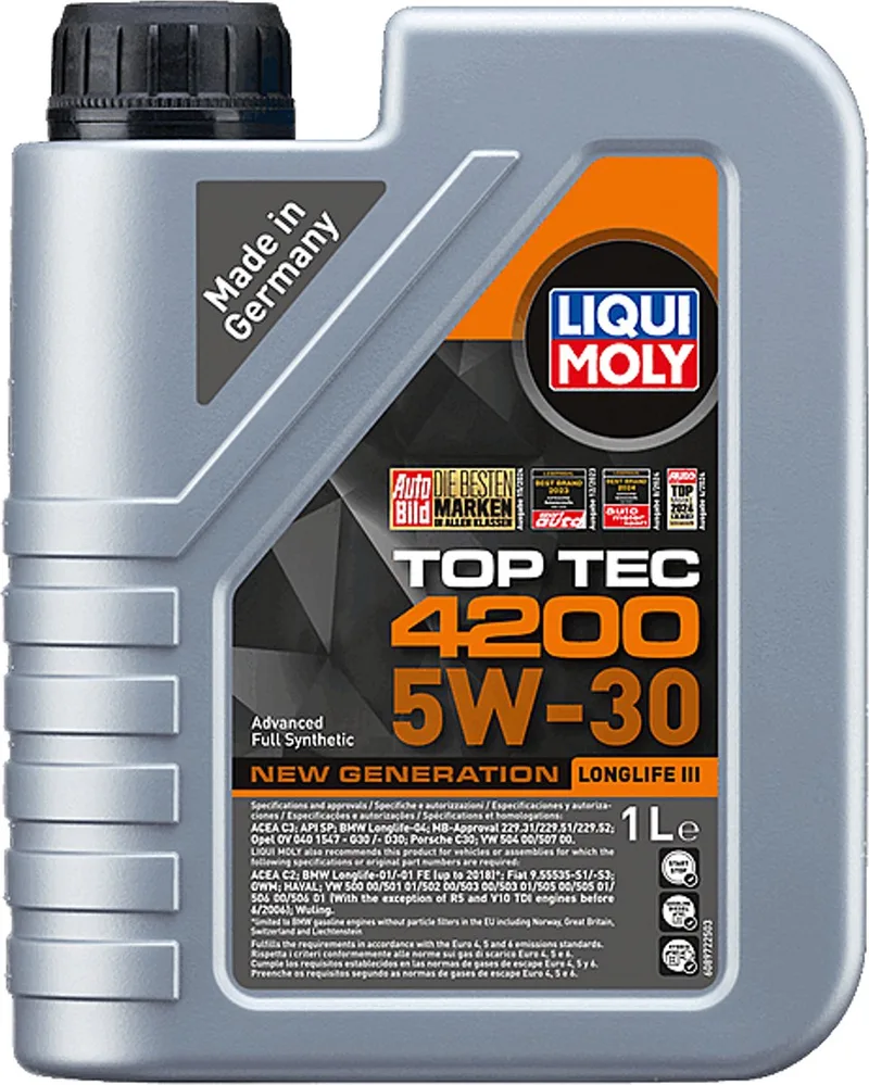 Top Tec 4200 5W30 - 1L van Liqui Moly – productfoto