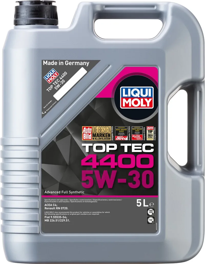 Top Tec 4400 5w30 Motorolie 5 liter van Liqui Moly – productfoto