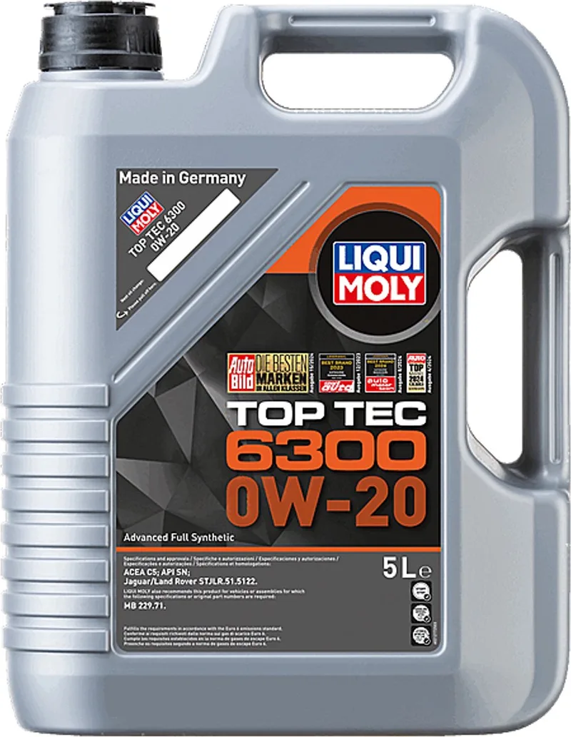 Top Tec 6300 0w20 Motorolie 5 liter de Liqui Moly – photo produit