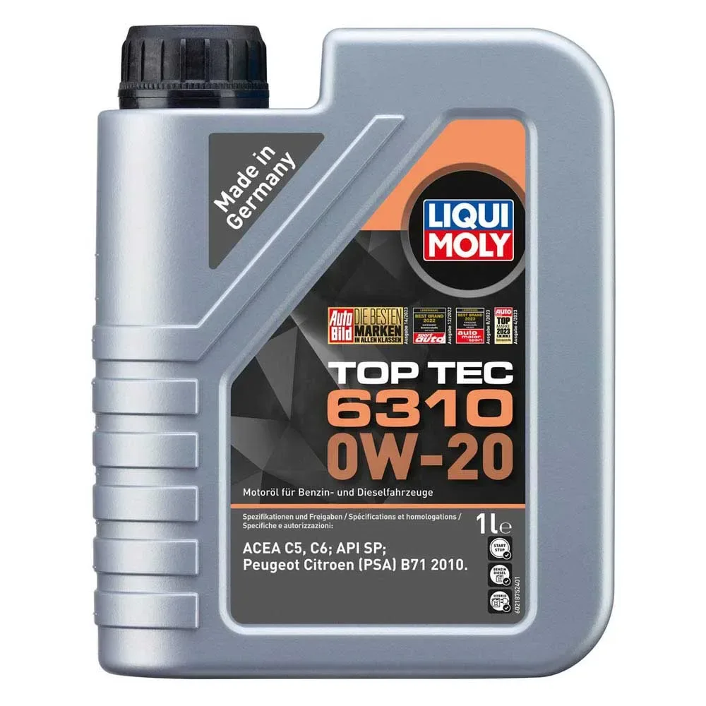 Huile Moteur Top Tec 6310 Sae 0w-20 1l de Liqui Moly – photo produit