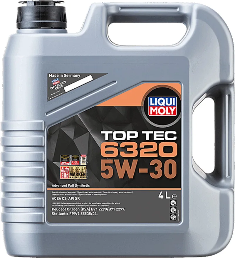 Top Tec 6320 5w30 Motorolie 4 liter von Liqui Moly – Produktfoto