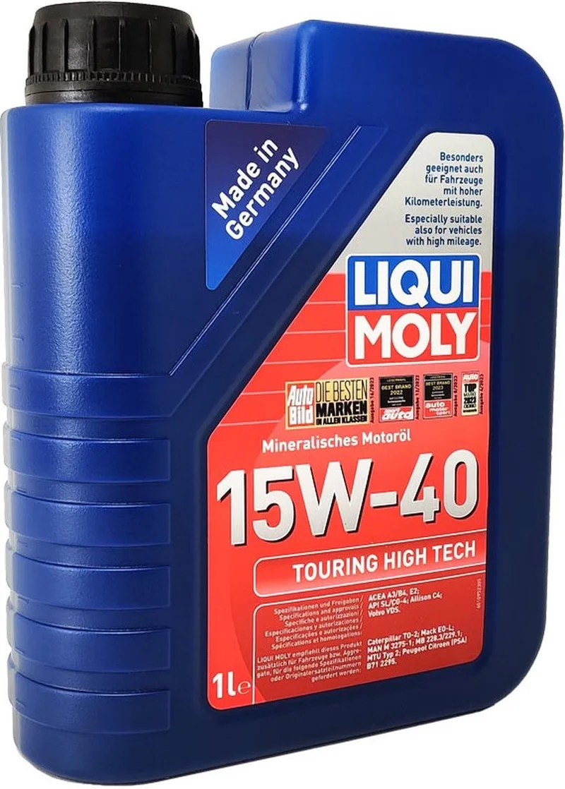 Touring High-Tech 15w40 Motorolie 1 liter van Liqui Moly – productfoto