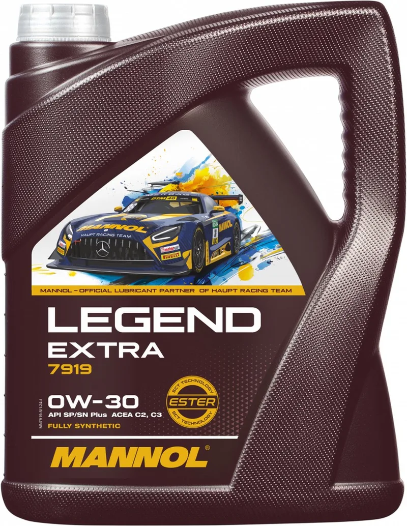 Legend Extra | 0W30 | Synthetische Motorolie | 5 Liter van Mannol – productfoto