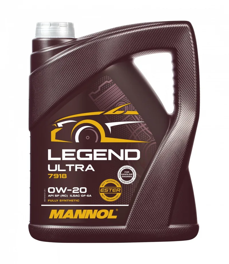 Legend Ultra | 0W20 Motorolie | 5 Liter | De Oliereus från Mannol – produktbild