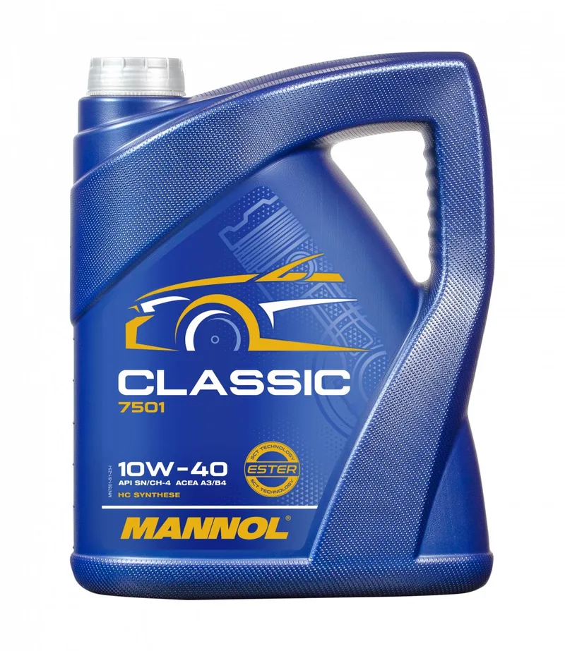 Mannol 10W40 Classic Motorolie| 7501 | 5 liter | De Oliereus de Mannol – photo produit