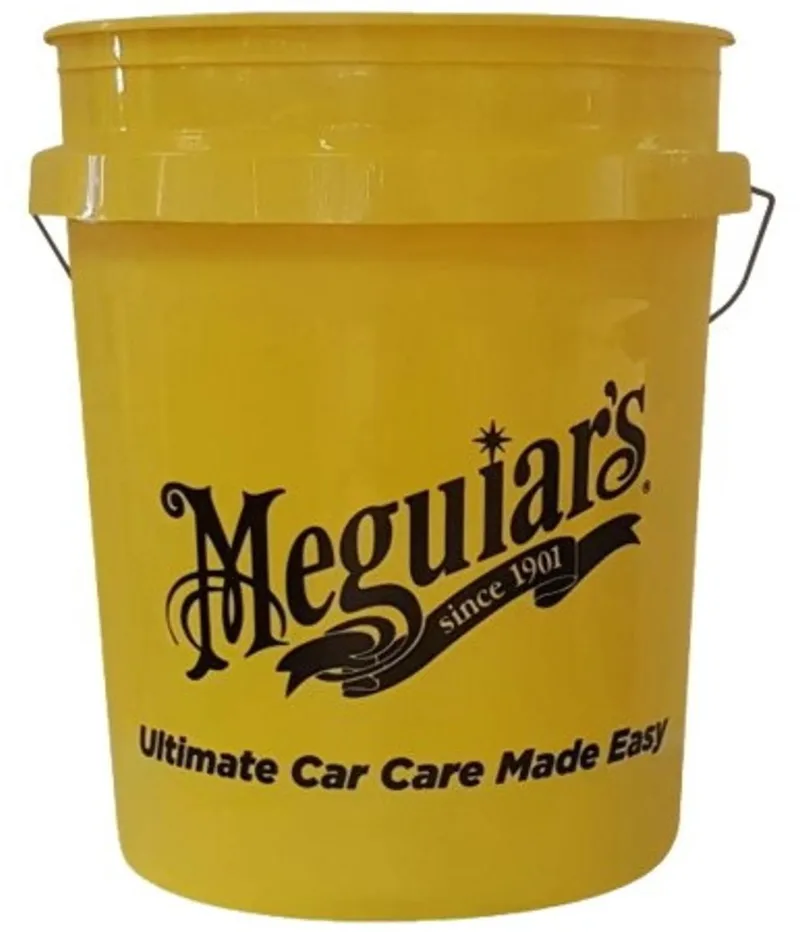 Autowas Emmer – 19 Liter – Professionele Wasemmer Auto – Sterk Kunststof van Meguiar's – productfoto