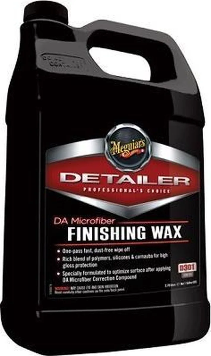 DA Microfibre Finishing Wax - Autowax - 3.78L - Auto wassen van Meguiar's – productfoto