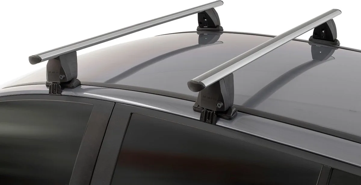 Dakdragers geschikt voor Audi A1 Sportback (GB) 2018-heden 5-deurs hatchback Menabo Delta by Menabo in Silver – product photo