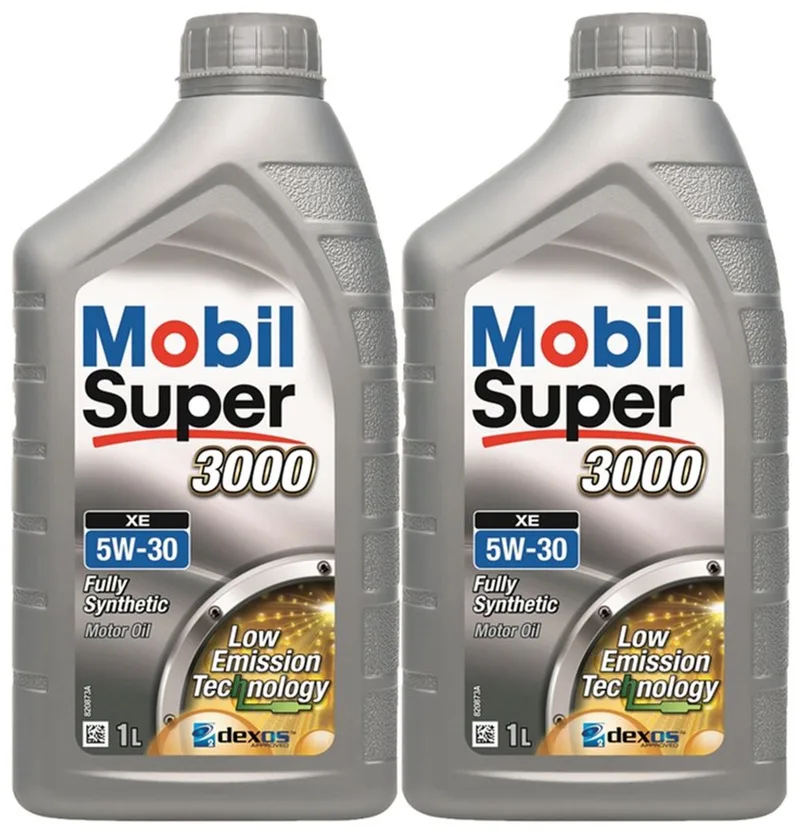 2x Mobil Super 3000 XE 5W30 - 1L van Mobil – productfoto