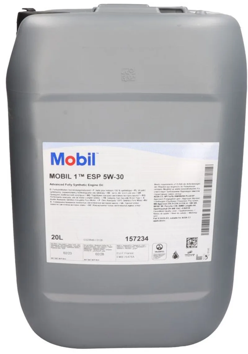 ESP 5W30 - 20L van Mobil – productfoto