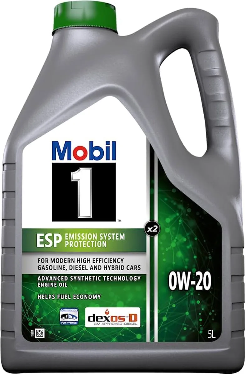 ESP X2 0W-20 - 5 Liter fra Mobil – produktbillede