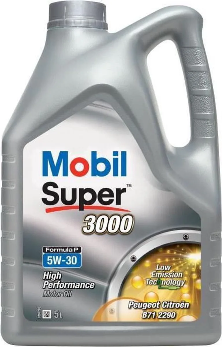 Super 3000 Formula-P 5W-30 - 5L van Mobil – productfoto