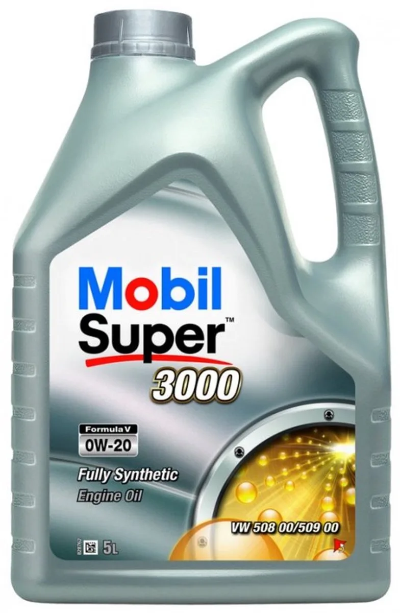 Super 3000 Formula V 0W20 - 5L van Mobil – productfoto