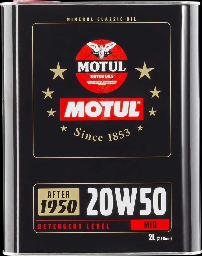 Classic Motor Oil 20W50 - 2L von Motul – Produktfoto