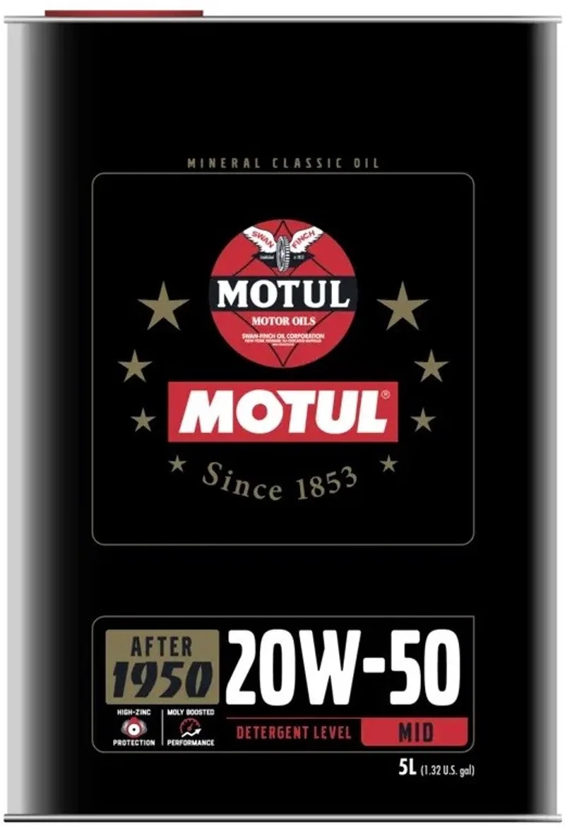 Classic Motor Oil 20W50 - 5L de Motul – photo produit
