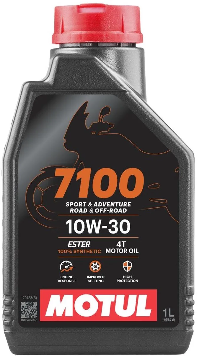Motorolie - 7100 10W30 1L van Motul – productfoto