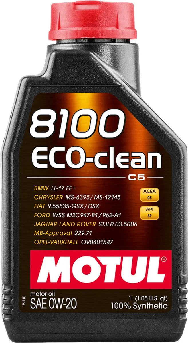 MOTUL 8100 ECO-clean 0W20 Motorolie - 1L de Motul – photo produit