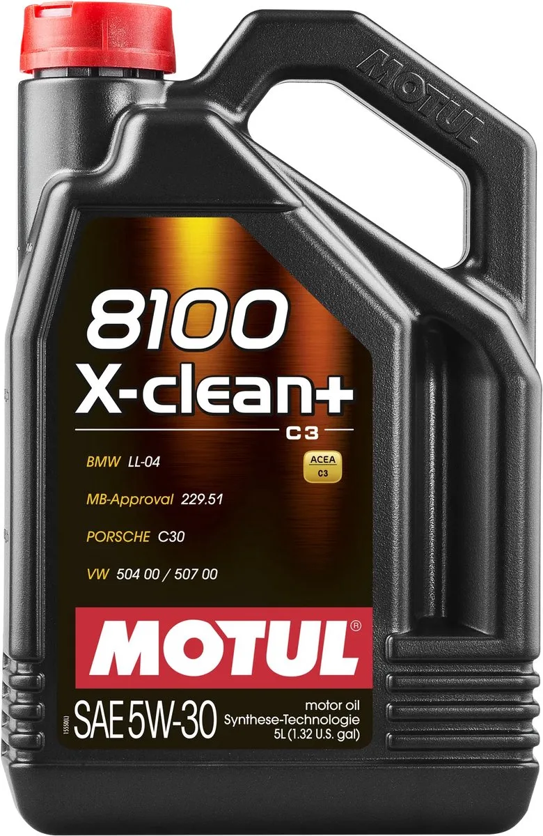 MOTUL 8100 X-CLEAN+ C3 5W30 LL - 5L från Motul – produktbild