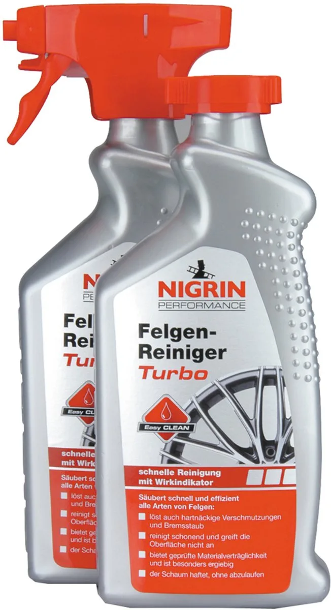 Performance velgenreiniger turbo, 500 ml dubbelpack van Nigrin – productfoto