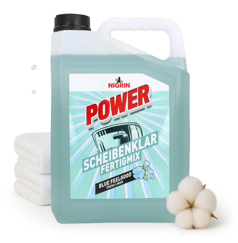 POWER KFZ-Scheibenklar Fertigmix Frische, 5 Liter by Nigrin – product photo
