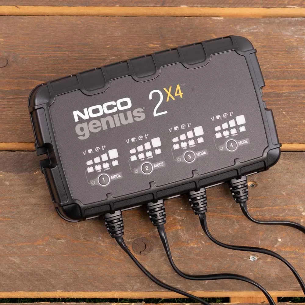 2 x 4 Acculader/ Druppellader 6V en 12V van NOCO – productfoto