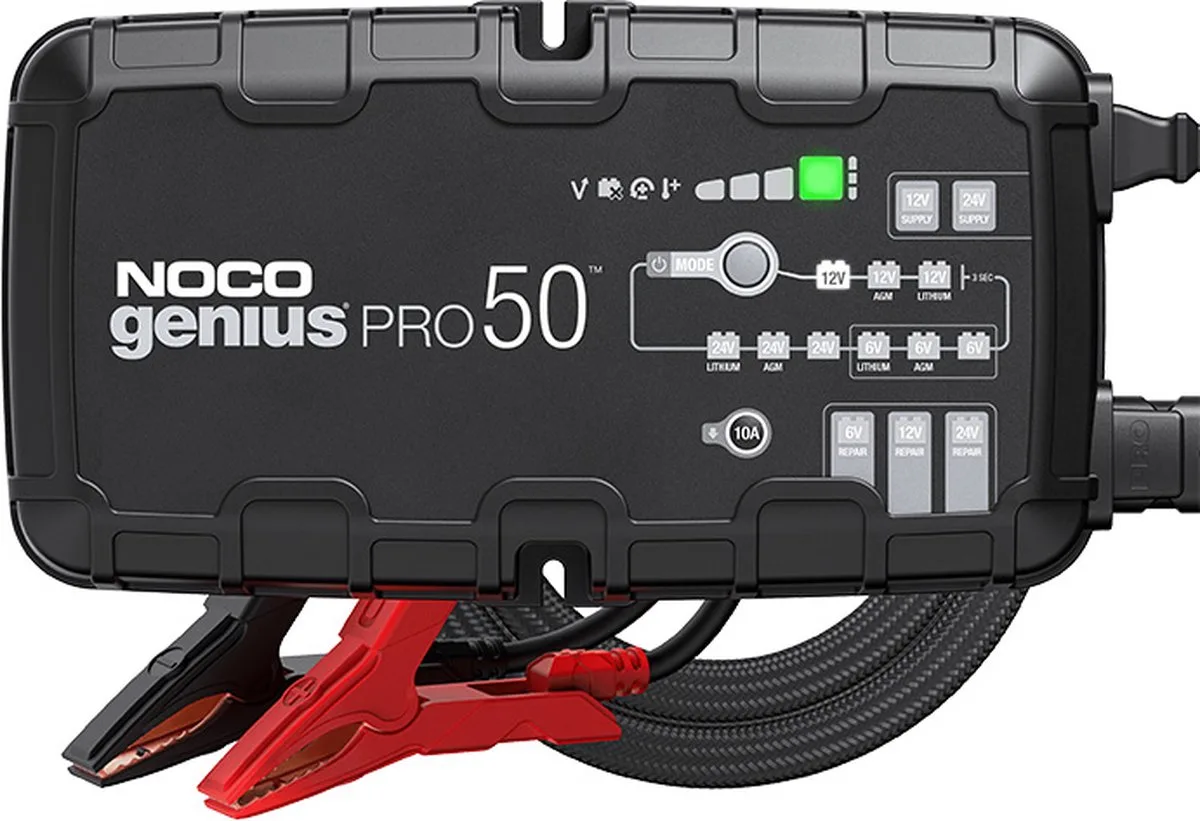 Pro 50 Acculader van NOCO – productfoto
