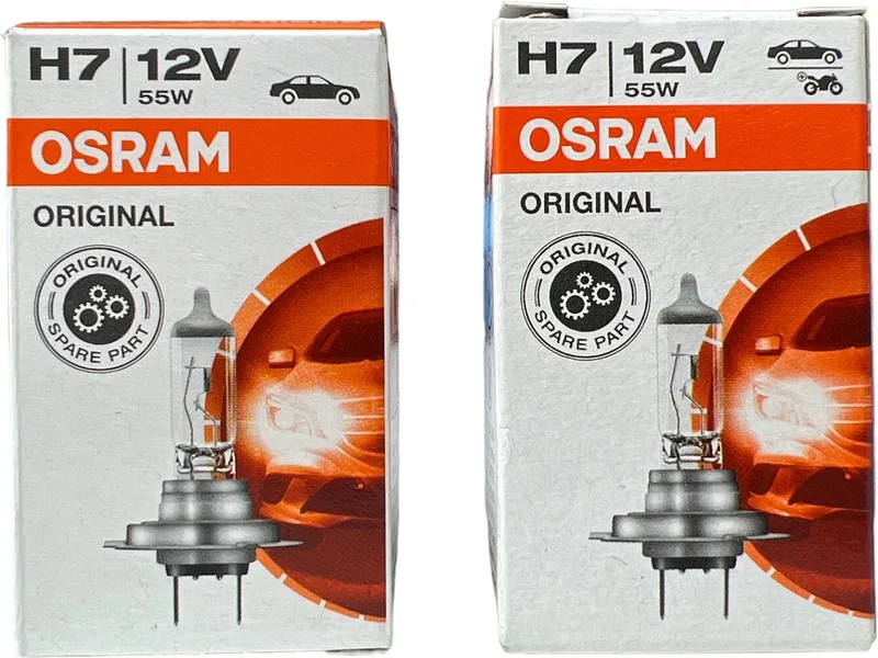 Original Line - H7 Autolamp - 2 stuks - 12V 55W van Osram in Halogeen – productfoto