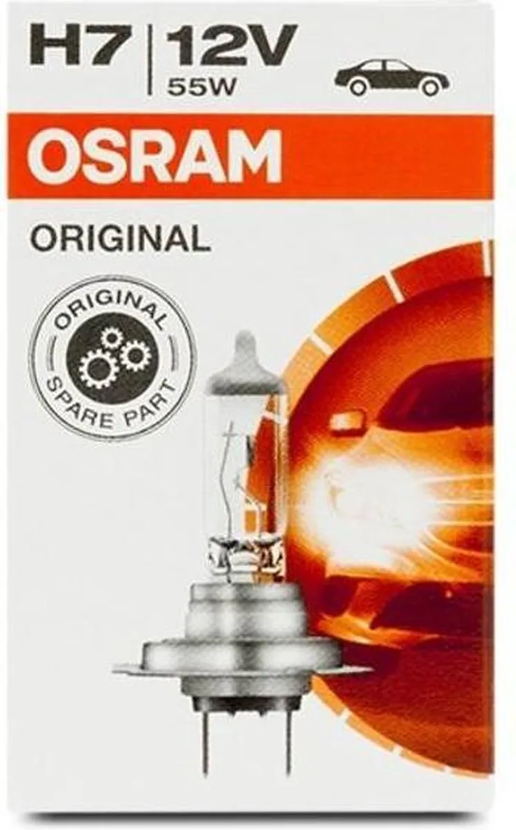 Original Line halogen bulb, H7 car bulb, 12V by Osram in White – product photo