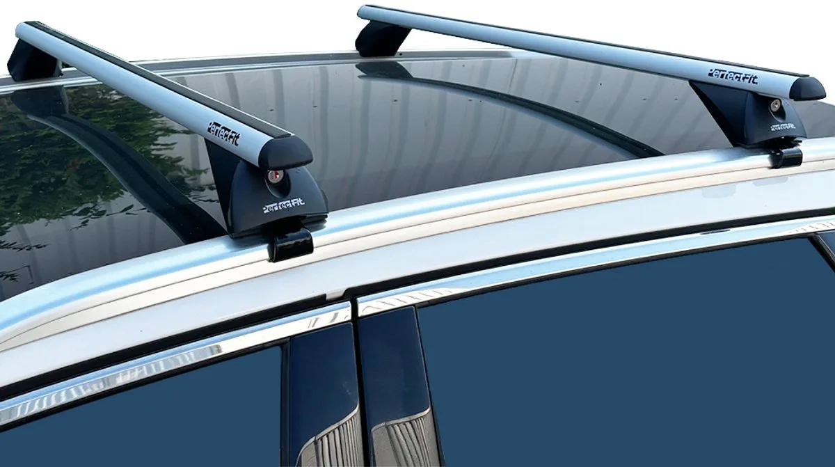 dakdragers BMW X5 2007-2013 - Aluminium 90kg van Perfect Fit in Zilver – productfoto