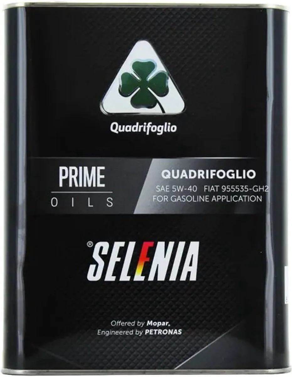 2L Selenia QUADRIFOGLIO 5W-40 ACEA C3, Fiat 9.55535-GH2 de Petronas – photo produit