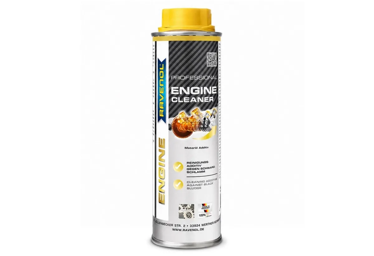 Öl-Additiv Professional Engine Cleaner 300 ml Motoröl Additiv Verschleißschutz, 0,3 l, Motorreiniger 300 ml – Motorspülung für Benzin- & Dieselmotoren van Ravenol – productfoto