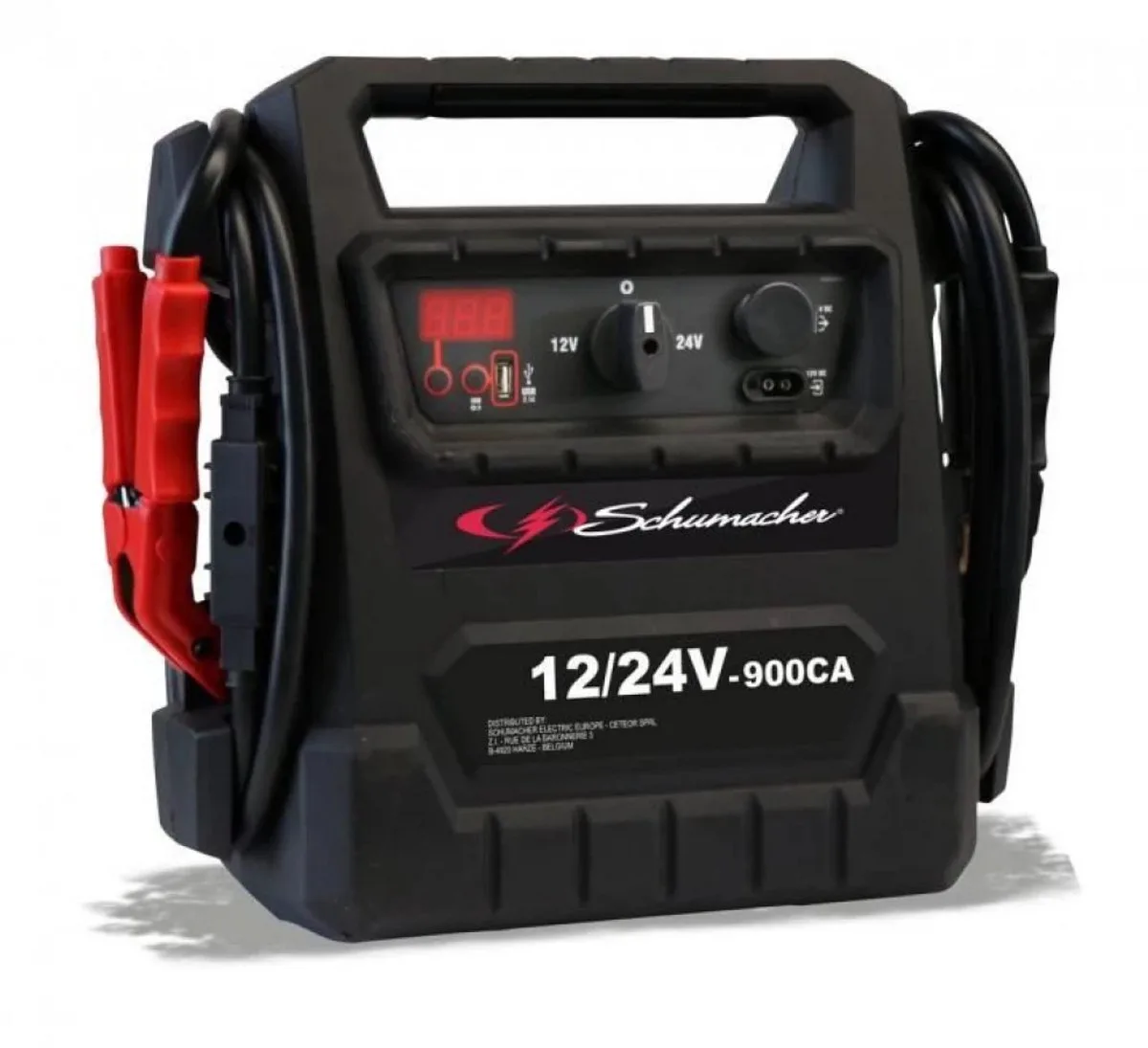 Startbooster 12 - 24 volt 1800a von Schumacher in Schwarz – Produktfoto
