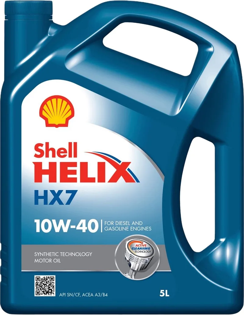 Helix HX7 10w40 motorolie 5 liter de Shell – photo produit