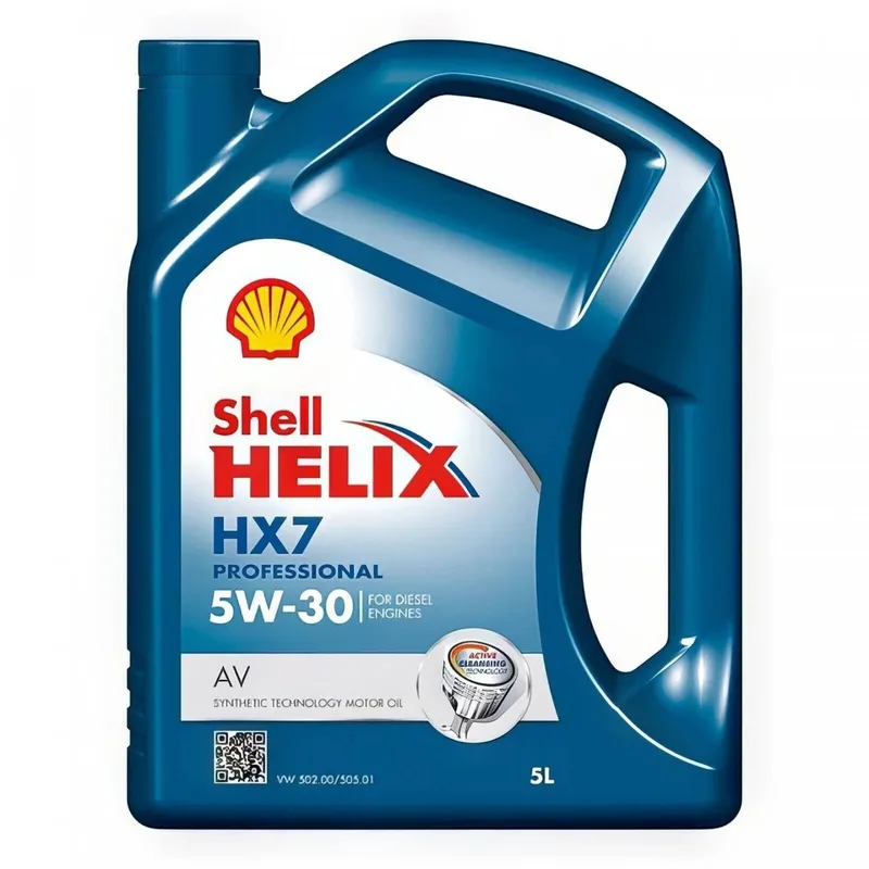 Helix HX7 Professional AV 5W30 5L van Shell – productfoto