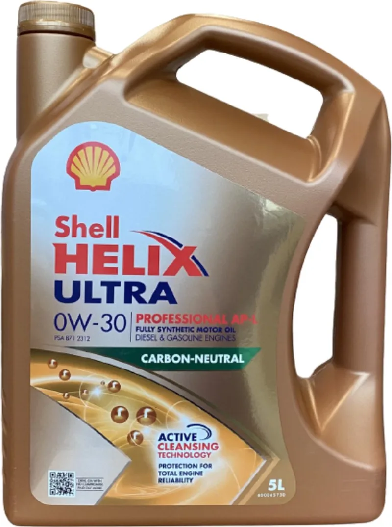 Helix Ultra Professional AP-L 0W-30 5L de Shell – photo produit